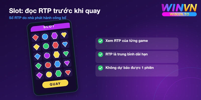 Màn hình slot trên điện thoại và 3 lưu ý khi đọc RTP trước khi quay